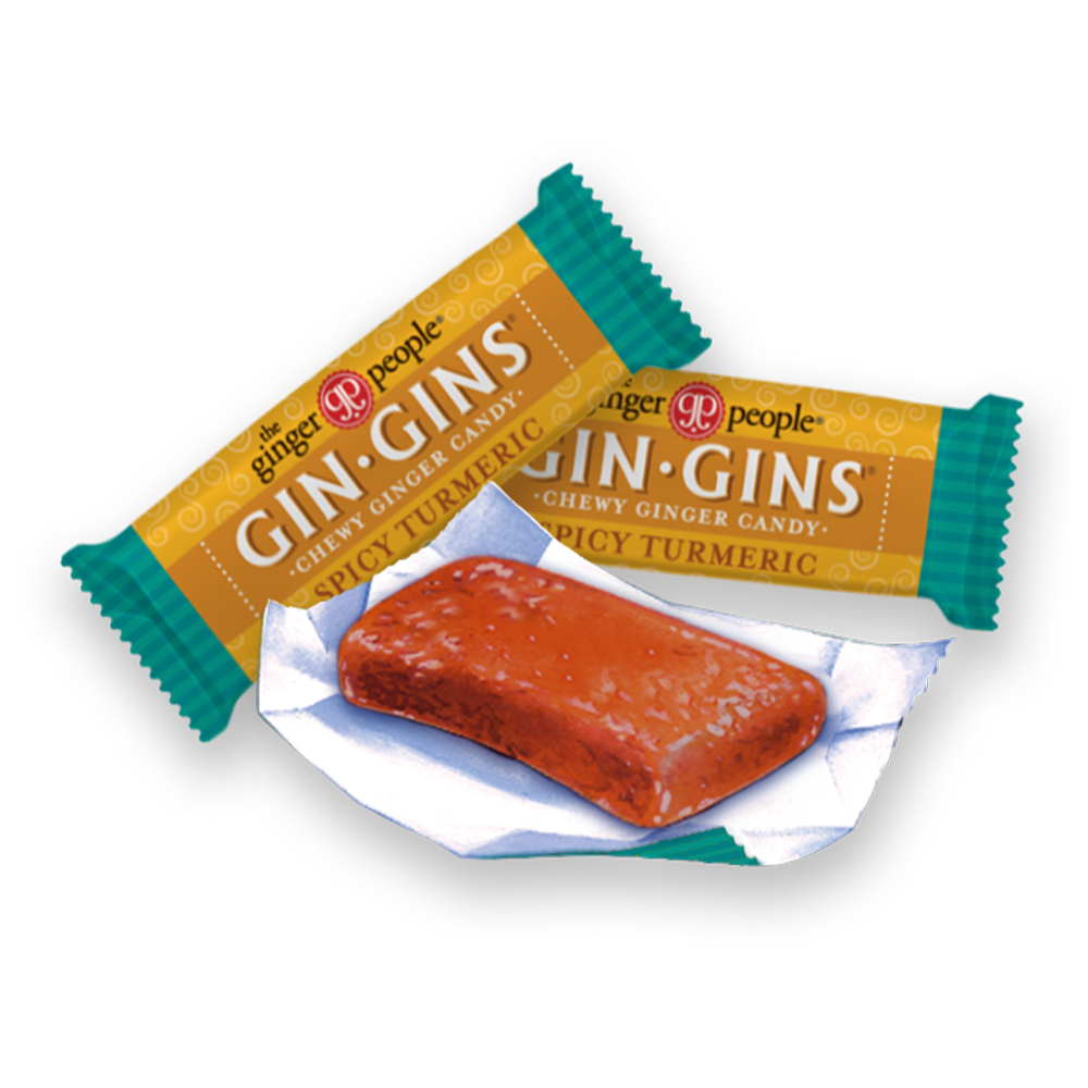 Gin Gins® Spicy Turmeric Ginger Chews The Ginger People Au 7962