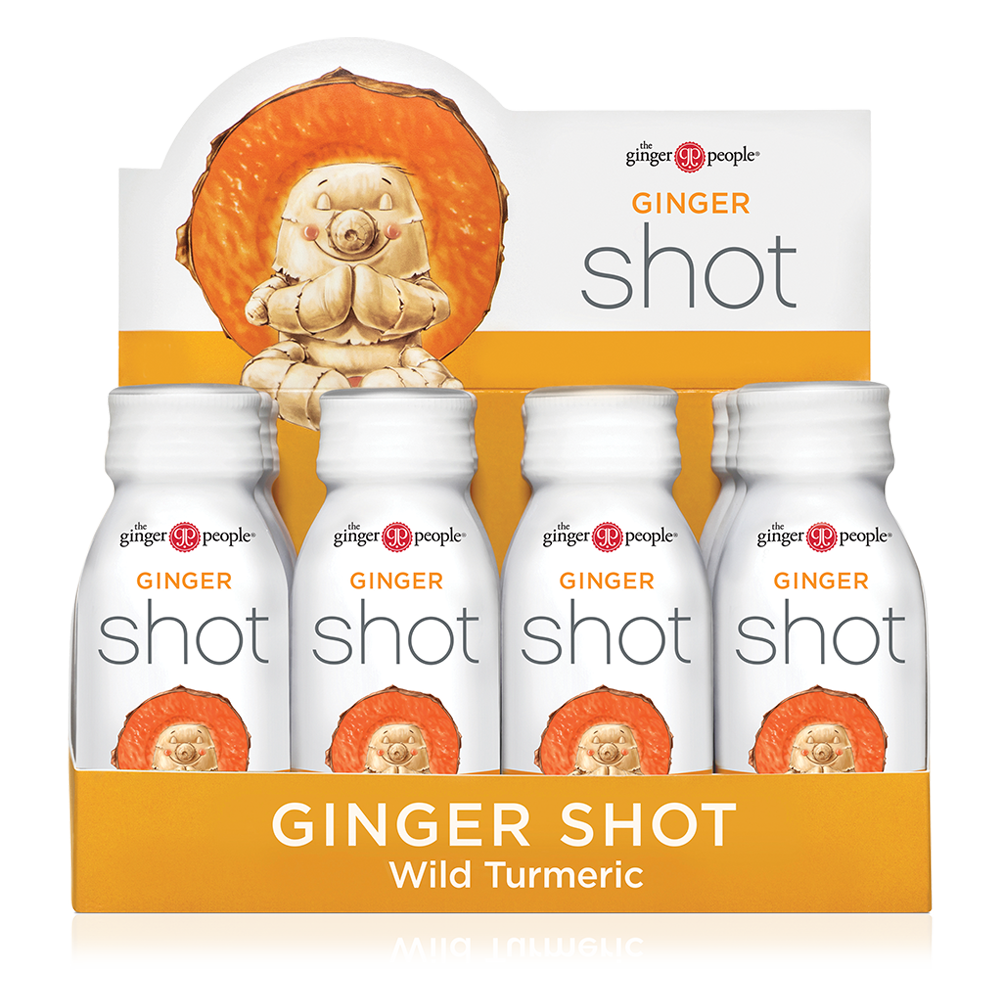 Ginger Shot Glass Bottles, 60ml Wellness Shot Juice Bottles with