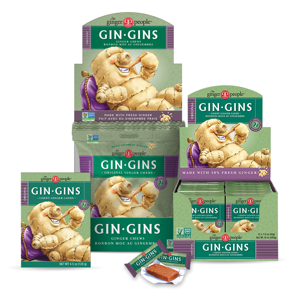 Gin Gins® Original Ginger Chews The Ginger People Au